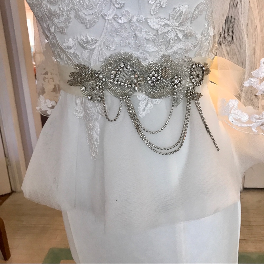 RAD Silver ✨ Bridal BELT (handmade!)